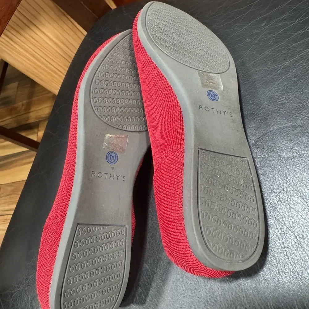 Rothy's Women's Red Flats